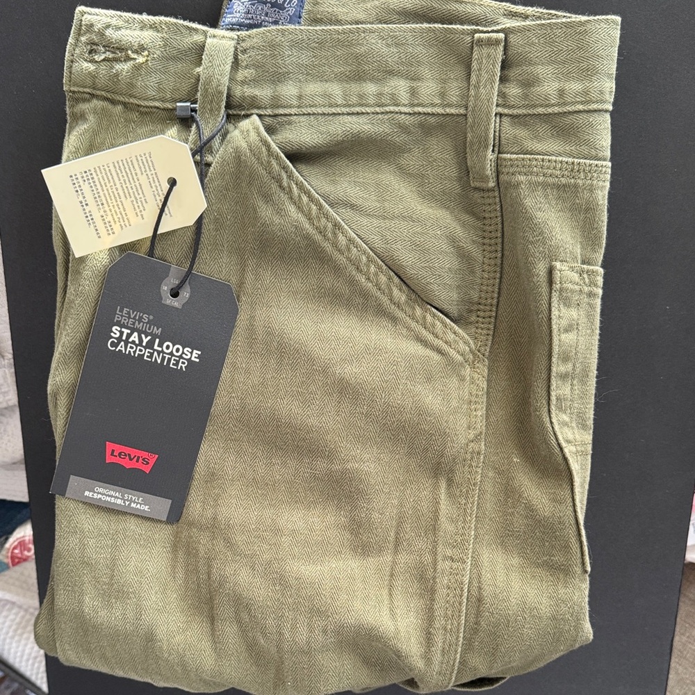 Levi's Sage Green Loose Carpenter Pants